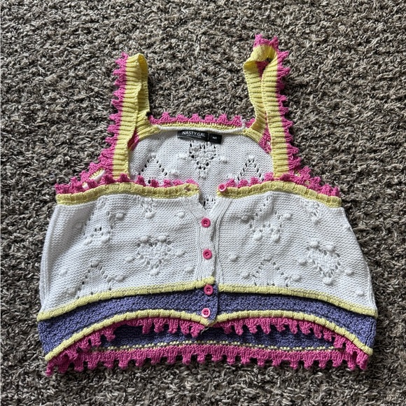 Nasty Gal knit crop top - Picture 2 of 5